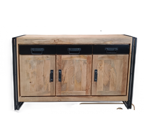 ATLAS - BAHUT 3 portes 3 tiroirs