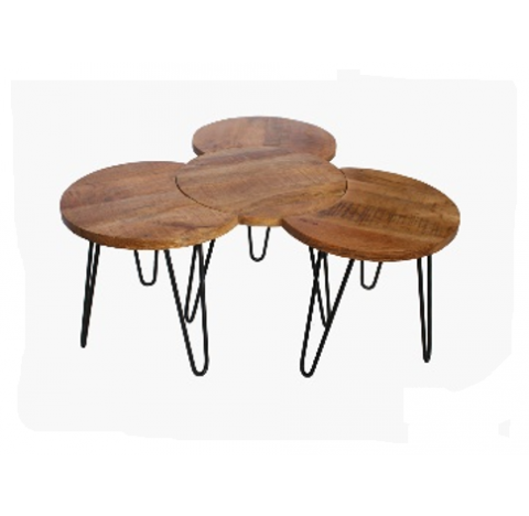 TA 101 - SET DE 4 TABLES BASSE