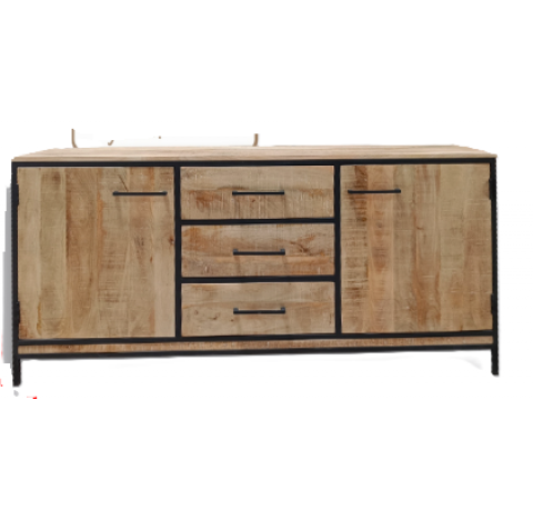 WALTER - BAHUT 2 portes 3 tiroirs