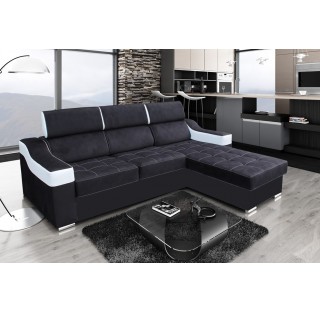 CALIENTE - CANAPE D'ANGLE CONVERTIBLE / REVERSIBLE + COFFRE 