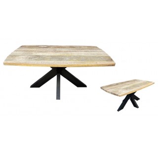 BOSTON-Table basse 100% Manguier Massif