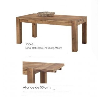LODGE - TABLE 180 cm FIXE