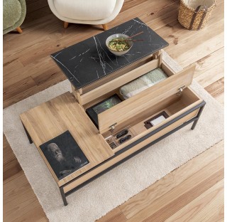 STORIA - TABLE BASSE plateau amovible