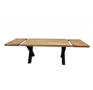 TABY 211 B - TABLE 200 cm + 2 all de 50 cm 
