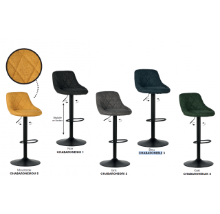 ONEAL - CHAISE DE BAR réglable