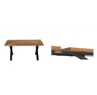 TABY211B - TABLE 200 cm / 2 allonges