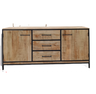 WALTER - BAHUT 2 portes 3 tiroirs