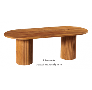 WINTON - TABLE OVALE